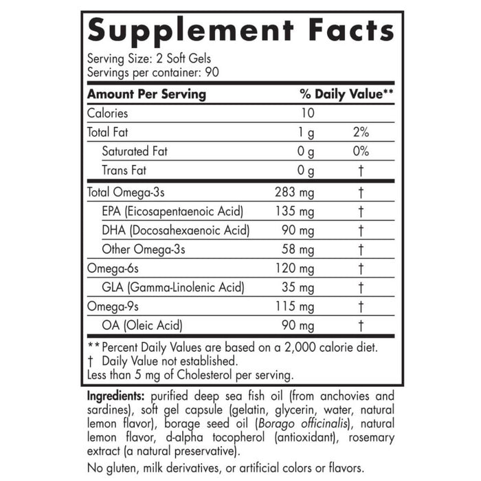 Nordic Naturals Complete Omega 3,6,9 Junior 180 Mini Softgels (Lemon) - Health and Wellbeing at MySupplementShop by Nordic Naturals