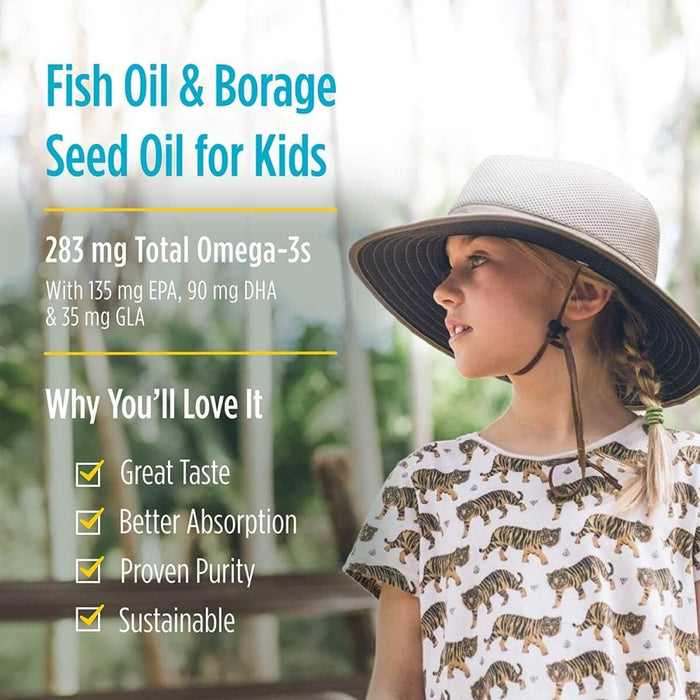 Nordic Naturals Complete Omega 3,6,9 Junior 180 Mini Softgels (Lemon) - Health and Wellbeing at MySupplementShop by Nordic Naturals