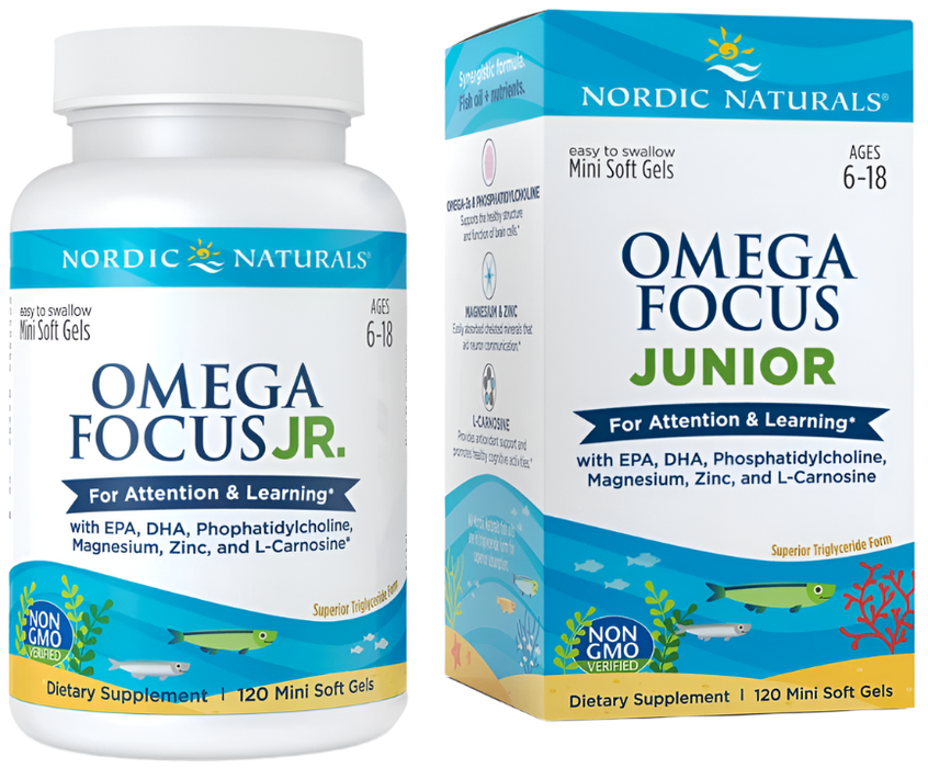 Nordic Naturals Omega Focus Junior - 120 softgels