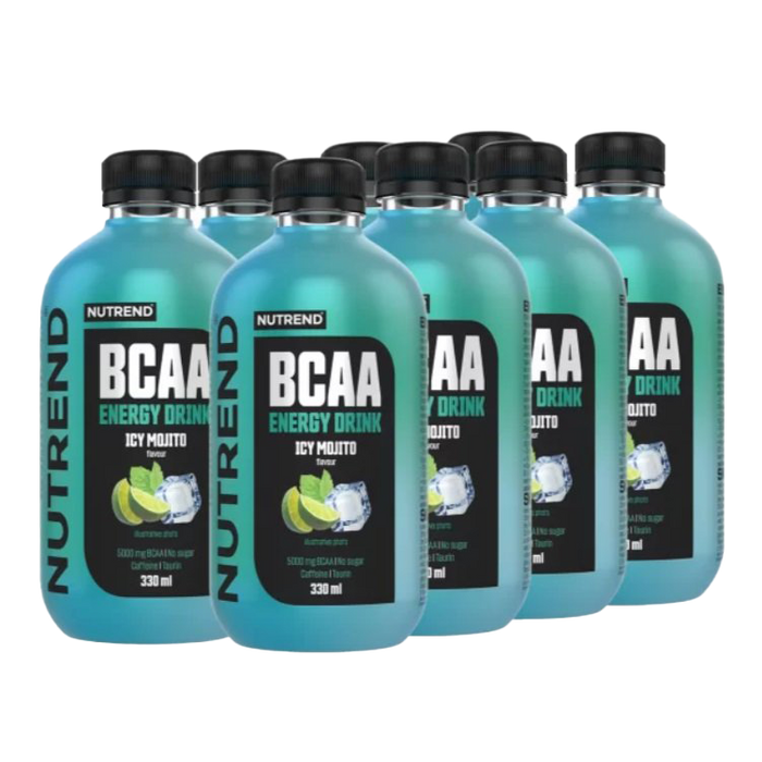 Nutrend BCAA Energy Drink, Icy Mojito - 8 x 330 ml
