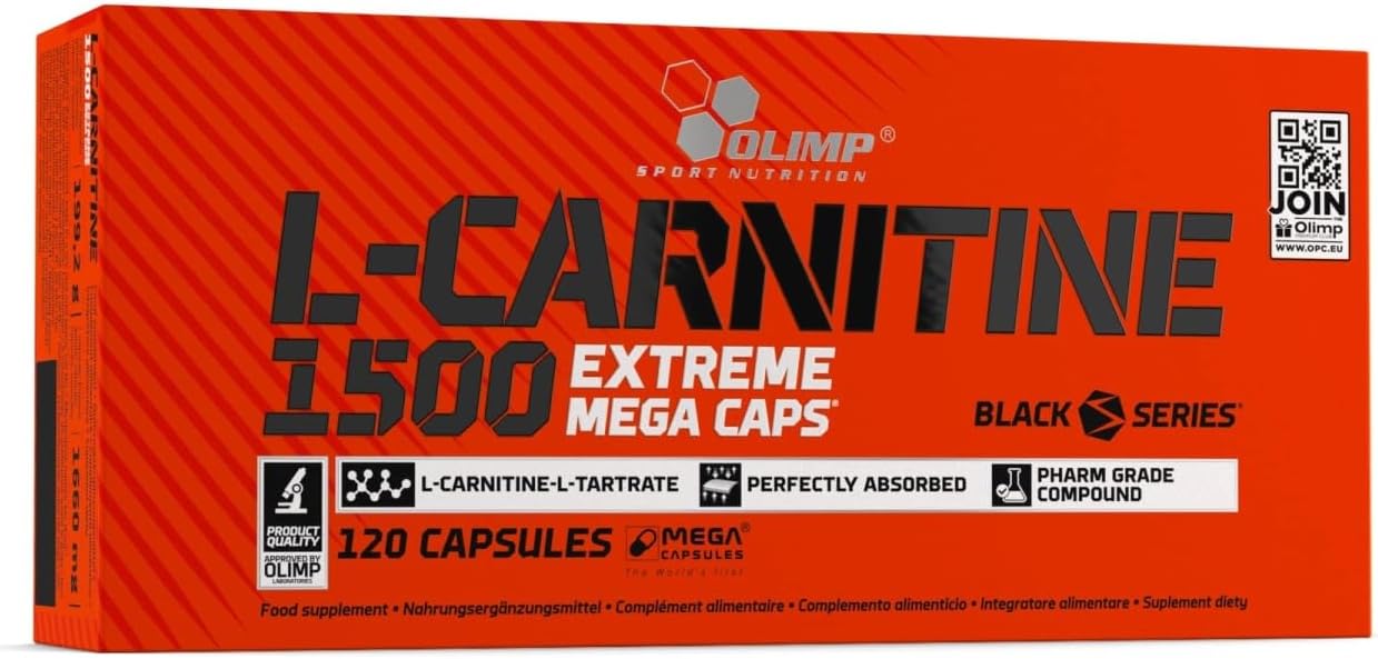 Olimp Nutrition L-Carnitin 1500 Extreme – 120 Kapseln