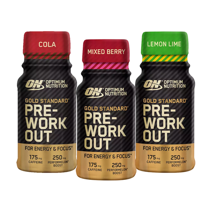 Optimum Nutrition Gold Standard Pre Workout Shot 12 x 60 ml, gemischte Beeren