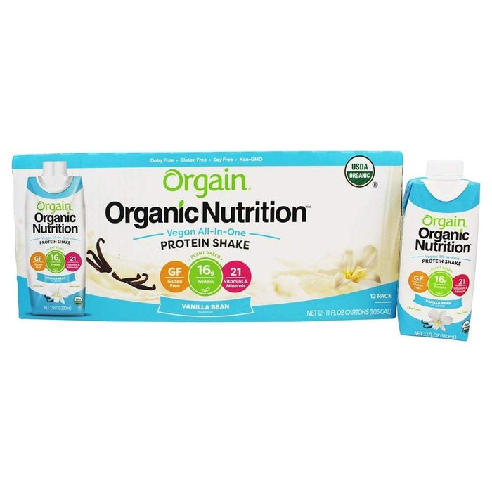 Orgain Organic Protein, Creamy Chocolate Fudge - 462g - Protein Drink at MySupplementShop by Orgain
