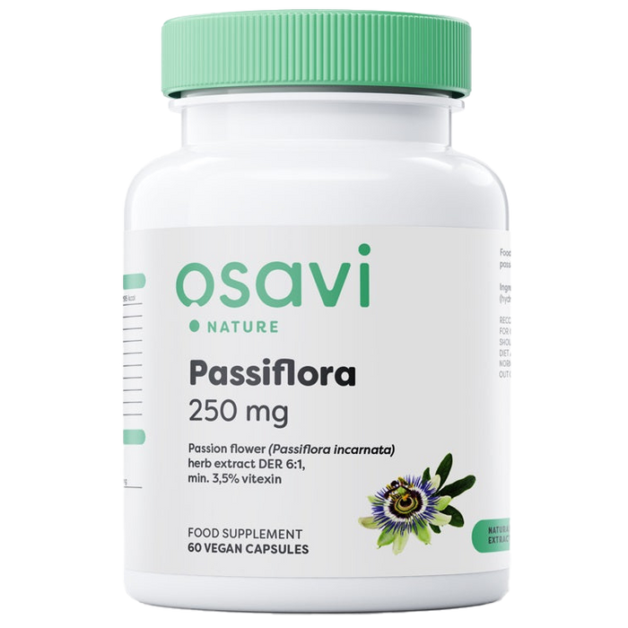 Osavi Passiflora, 250 mg – 60 vegane Kapseln