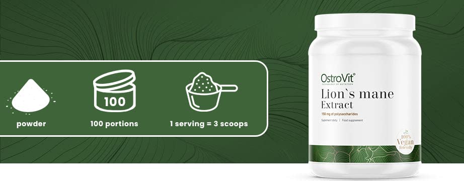 OstroVit Lion's Mane Extract - 50g