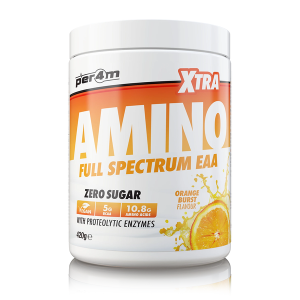 Per4m Amino Xtra 420g - Orange Burst - BCAAs at MySupplementShop by per4m