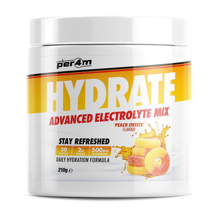 Per4m Hydration 210g - Peach Sweets - Electrolyte Replacements at MySupplementShop by PER4M Nutrition