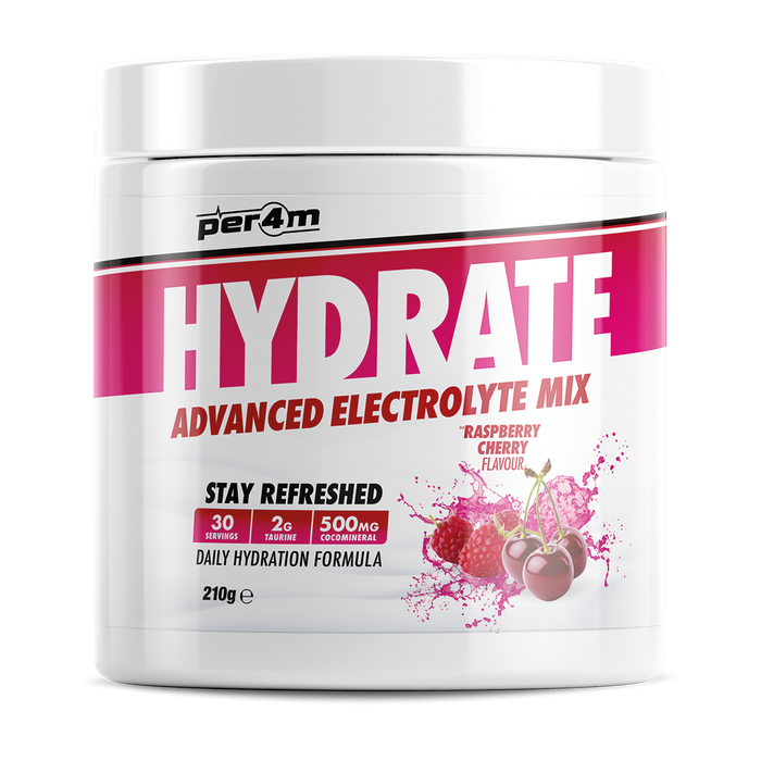 Per4m Hydration 210g - Raspberry Cherry - Electrolyte Replacements at MySupplementShop by PER4M Nutrition