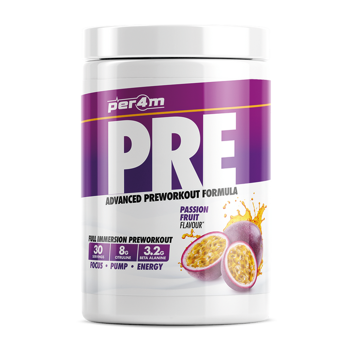 Per4m Pre Workout Stim 570g 30 Servings - Passion Fruit - Pre Workout at MySupplementShop by PER4M Nutrition