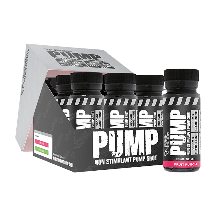 Refined Nutrition PUMP Pre-Workout Shots 12 x 60ml Fruit Punch - Sports Supplements at MySupplementShop by Refind Nutrition