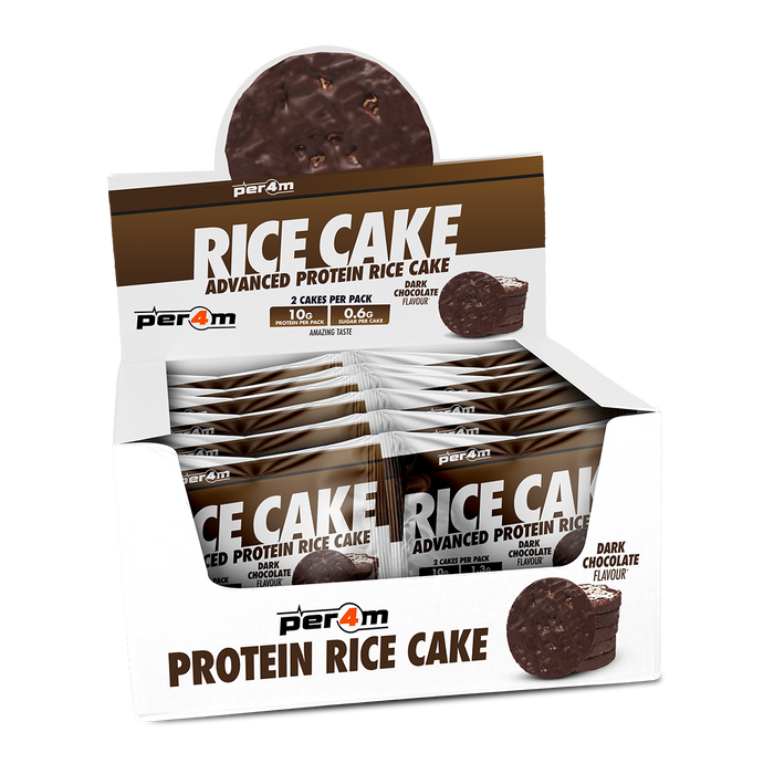 Per4m Rice Cake - 12x64g / Dark Chocolate - Protein Rice Cake