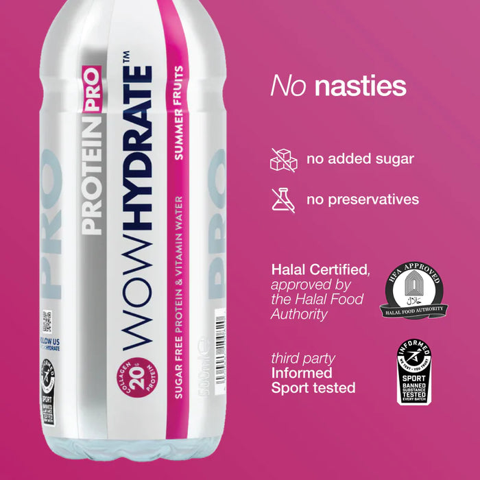 Wow Hydrate Protein Pro 12x500ml