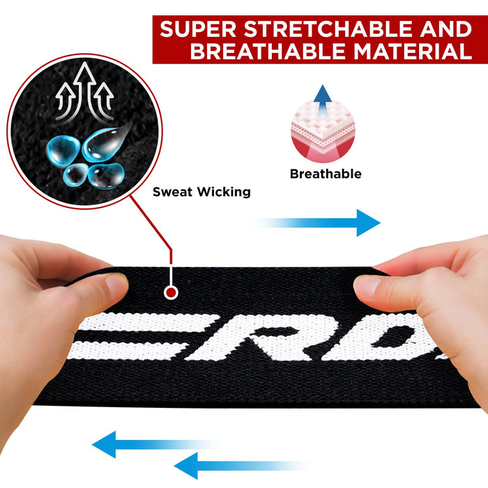 RDX Gym Knee Wrap Black