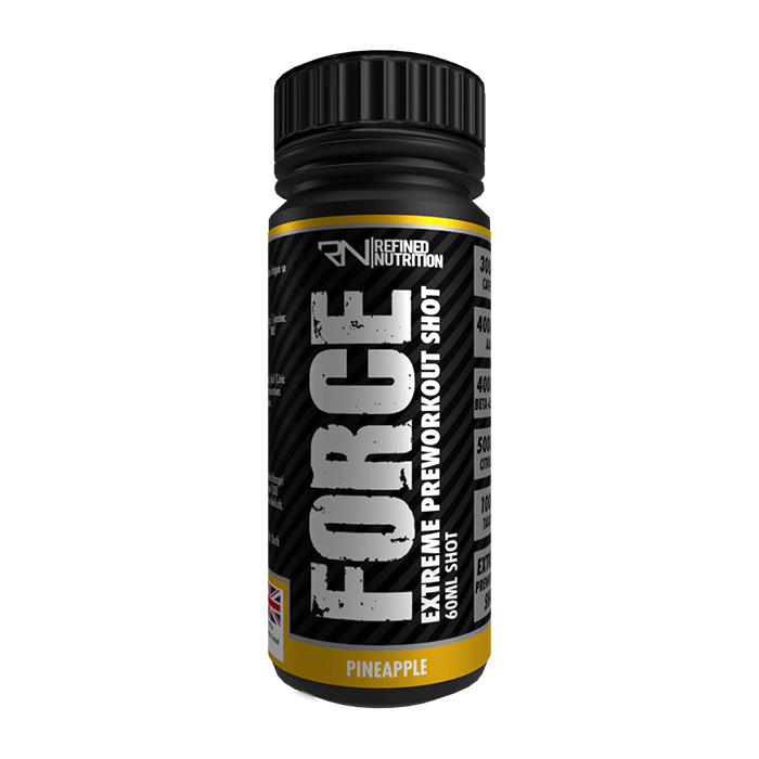 Refined Nutrition FORCE Pre-Workout Shots 12 x 60ml - Pre Workout at MySupplementShop by Refined Nutrition