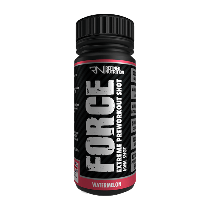 Refined Nutrition FORCE Pre-Workout Shots 12 x 60ml - Pre Workout at MySupplementShop by Refined Nutrition