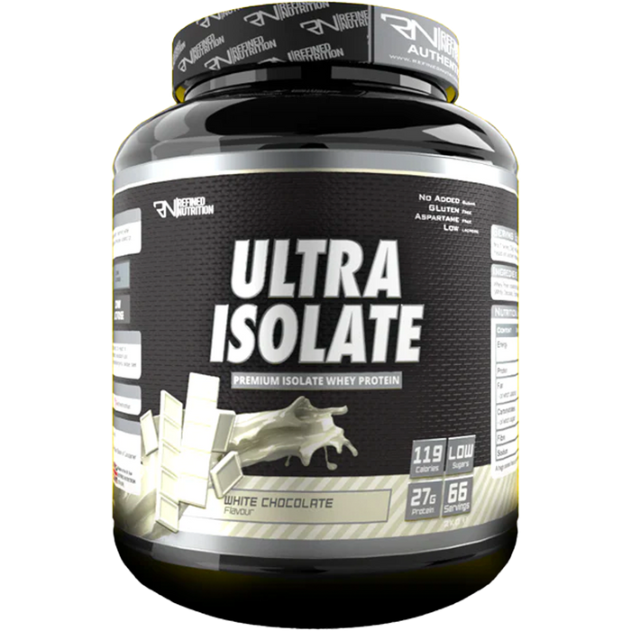 Refined Nutrition  Ultra Isolate 2kg - White Chocolate - Sports Nutrition at MySupplementShop by Refined Nutrition