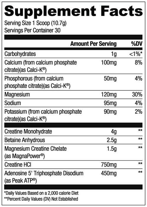 RYSE Loaded Creatine, Electric Lemonade - 435g