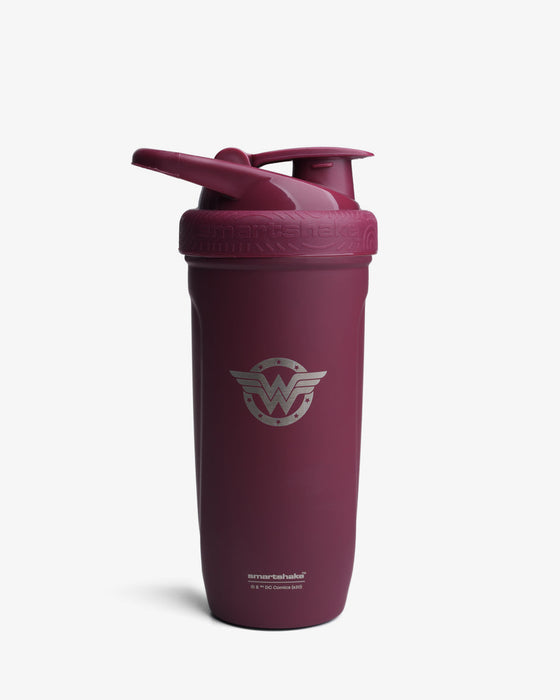 Smartshake Reforce Stainless Steel Shaker DC Comics - Wonderwoman - Supplement Shakers at MySupplementShop by Smartshake