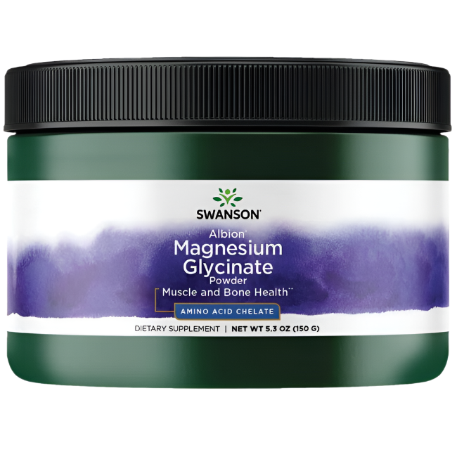 Swanson Albion Magnesium Glycinate Powder - 150g