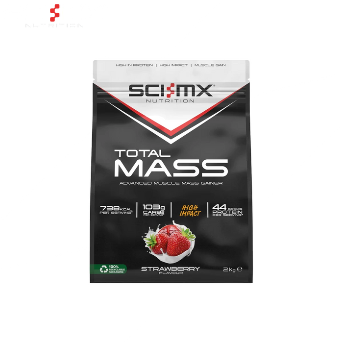 Sci-MX Total Mass 2kg 16 Servings - Mass Gainer at MySupplementShop by Sci-MX