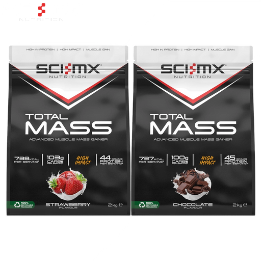 Sci-MX Total Mass 2kg 16 Servings - Mass Gainer at MySupplementShop by Sci-MX