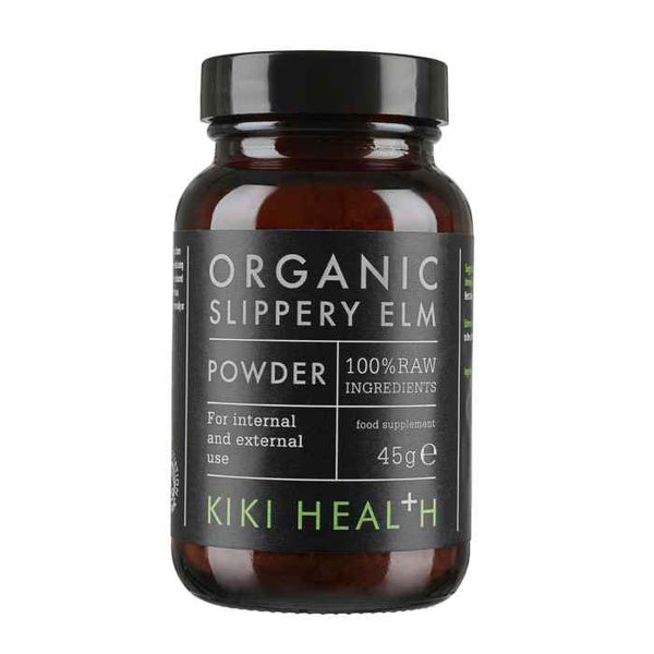 Kiki Health Organic Slippery Elm Powder 45g - Health and Wellbeing at MySupplementShop by Kiki Health