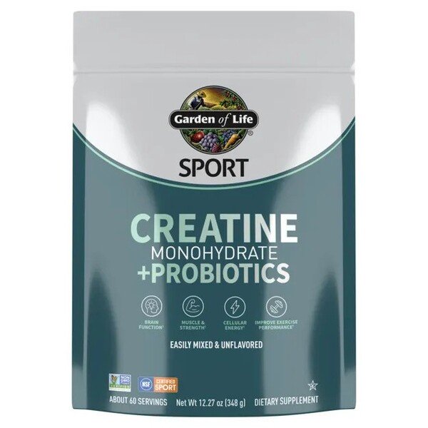 Sport Creatine Monohydrate + Probiotics - 348g - Default Title - Creatine Supplements at MySupplementShop by Garden of Life