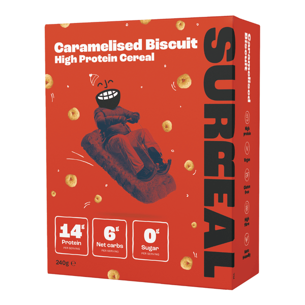 SURREAL Protein Cereal Caramelised Biscuit 240g - Sports Supplements at MySupplementShop by SURREAL