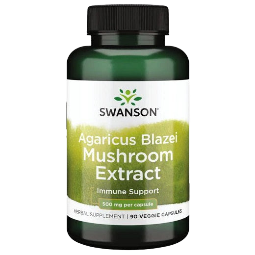 Swanson Agaricus Blazei Mushroom Extract, 500mg - 90 vcaps