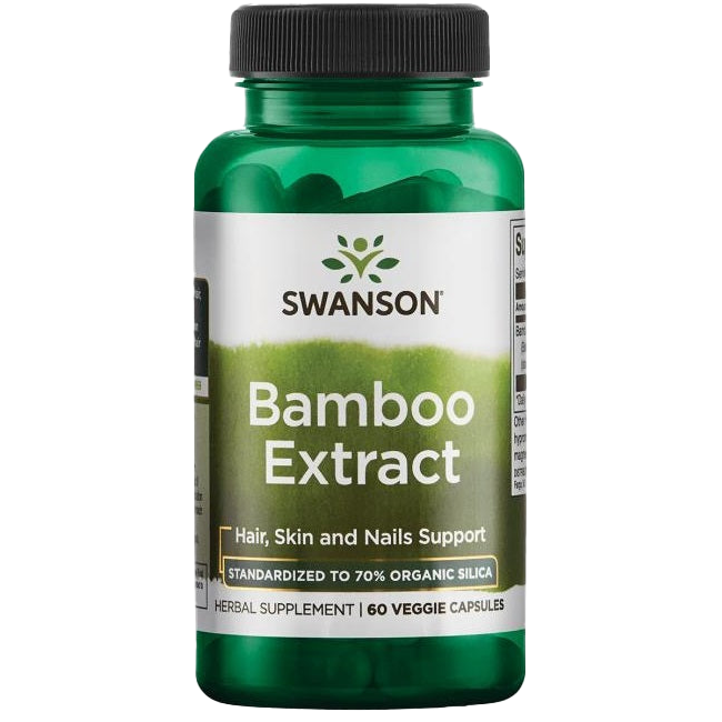 Swanson Bamboo Extract - 60 vcaps