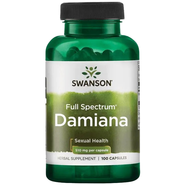 Swanson Damiana, 510mg - 100 caps