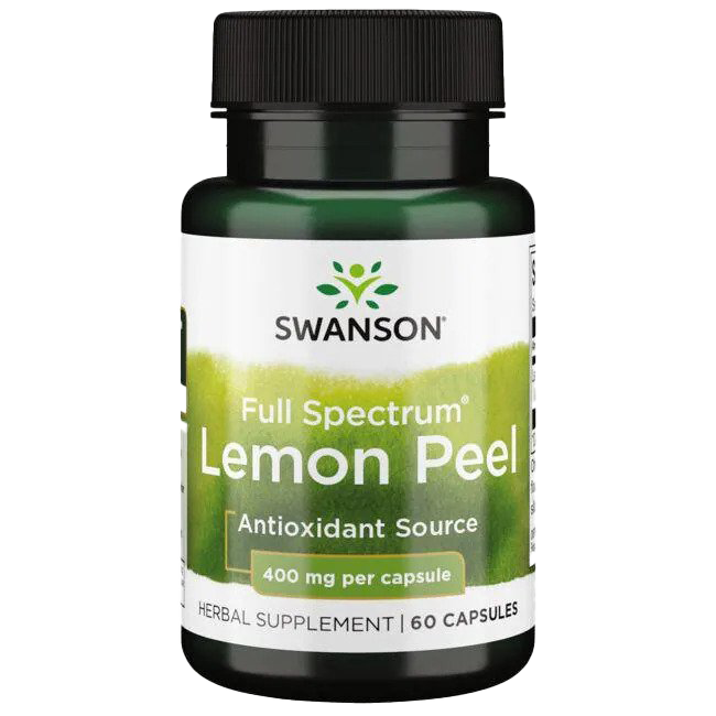 Swanson Full Spectrum Lemon Peel, 400mg - 60 caps