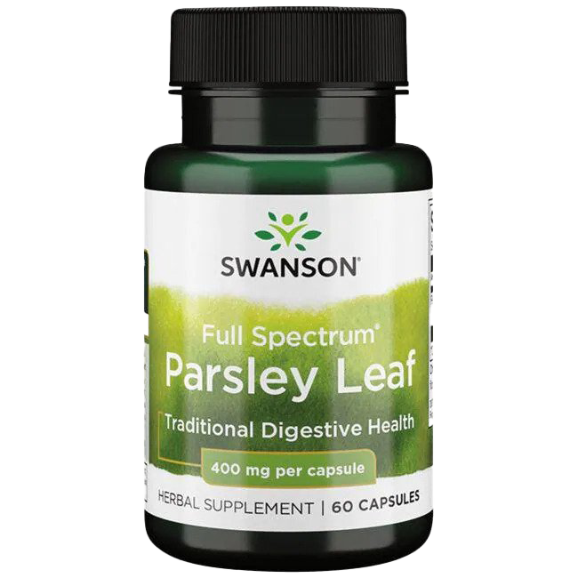 Swanson Full Spectrum Parsley Leaf, 400mg - 60 caps
