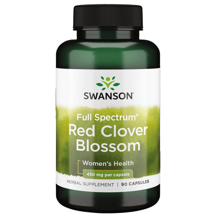 Swanson Full Spectrum Red Clover Blossom 430mg 90 Capsule
