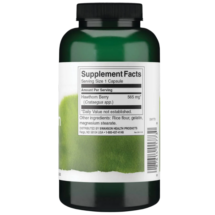 Swanson Hawthorn Berry 565mg 250 Capsules