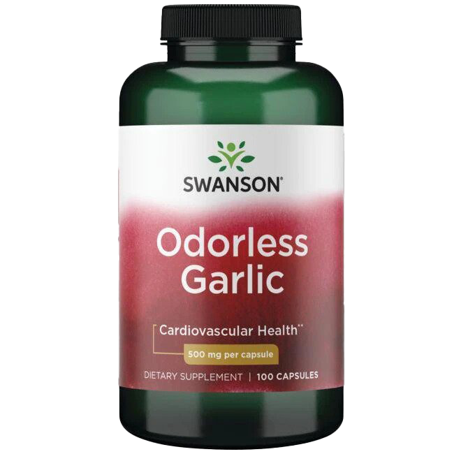 Swanson Odorless Garlic, 500mg - 100 caps