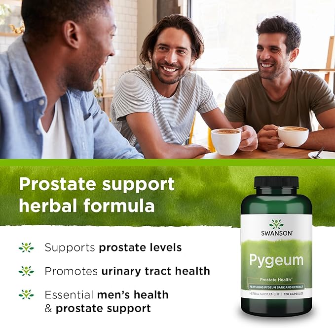 Swanson Pygeum - 120 caps - Sports Supplements at MySupplementShop by Swanson