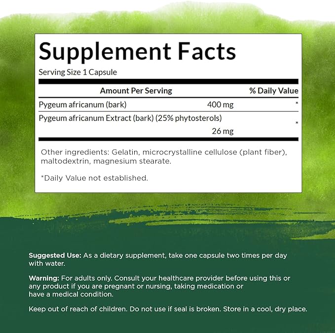 Swanson Pygeum - 120 caps - Sports Supplements at MySupplementShop by Swanson