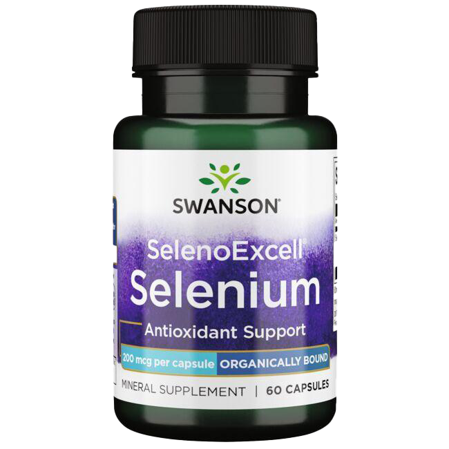 Swanson SelenoExcell Selenium, 200mcg - 60 caps