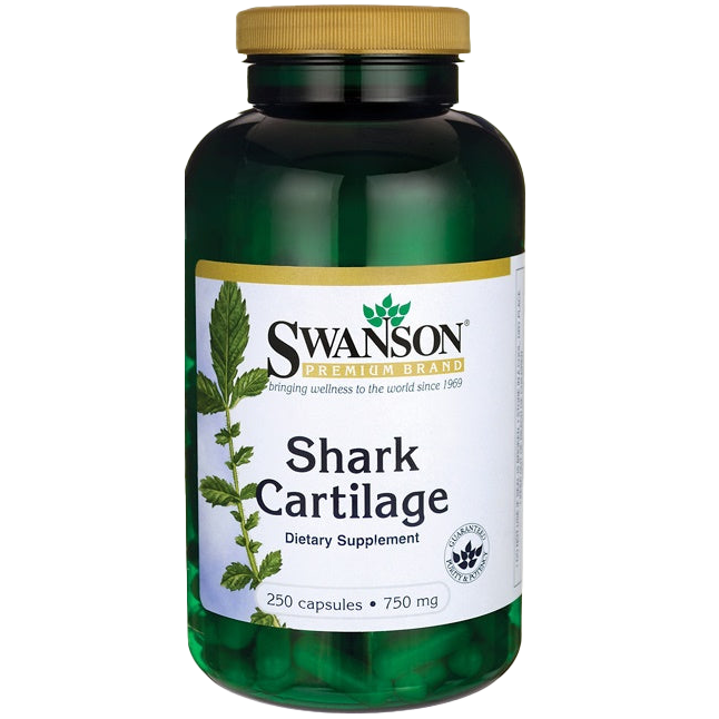 Swanson Shark Cartilage, 750mg - 250 caps