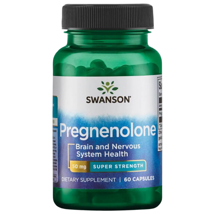 Swanson Super-Strength Pregnenolone 50mg 60 Capsules