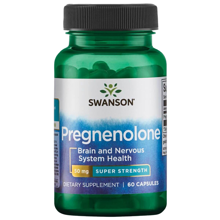 Swanson Super-Strength Pregnenolone 50mg 60 Capsules