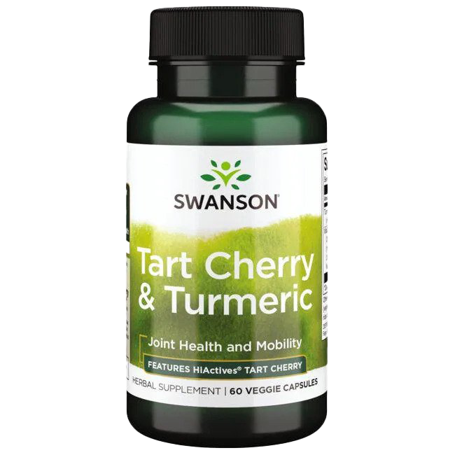 Swanson Tart Cherry & Turmeric - 60 vcaps