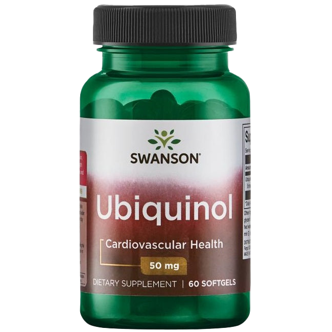 Swanson Ubiquinol, 50mg - 60 softgels