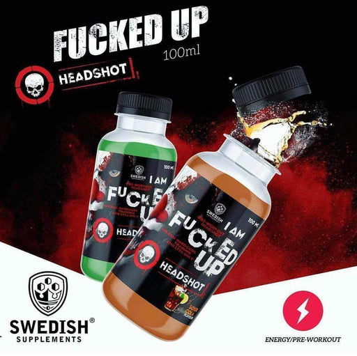 Swedish Supplements F***** Up Headshot 16x100ml - Sports Nutrition at MySupplementShop by Swedish Supplements