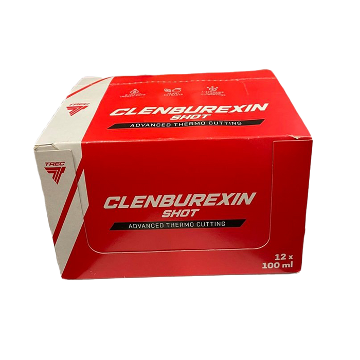 Trec Nutrition ClenBurexin Shot, Peach and Apple - 12 x 100ml