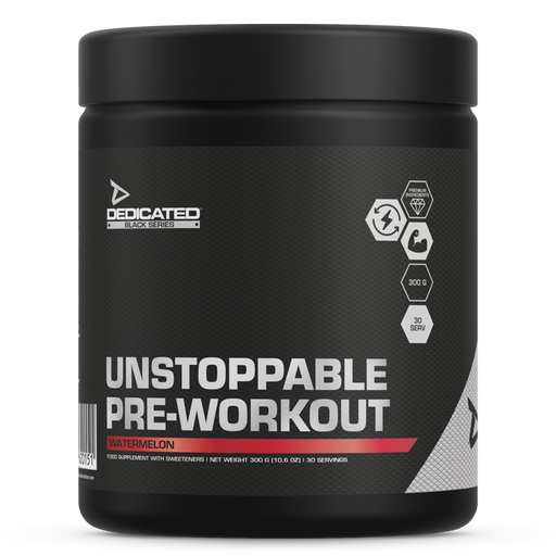 Dedicated Nutrition Unstoppable Pre Workout 300g - Legendary Training Booster - Pre Workout at MySupplementShop by Dedicated Nutrition