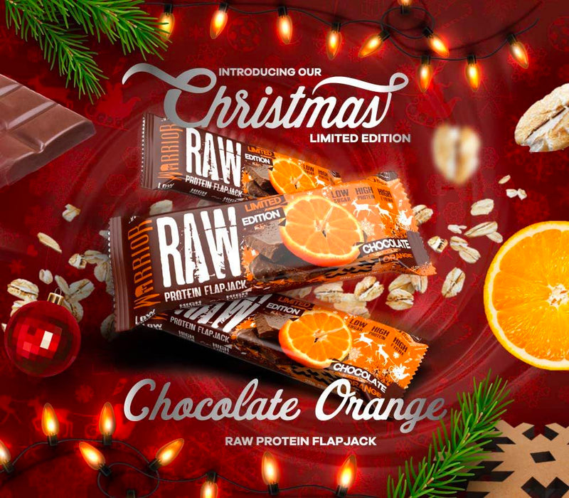 Warrior Raw Protein Flapjack 12 x 75g - Protein Bars at MySupplementShop by Warrior