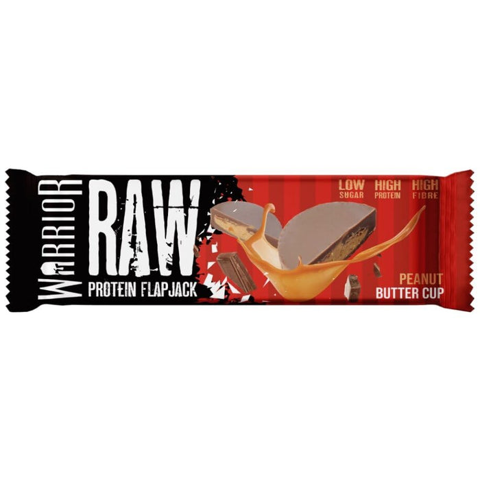 Warrior Raw Protein Flapjack 12 x 75g - Protein Bars at MySupplementShop by Warrior