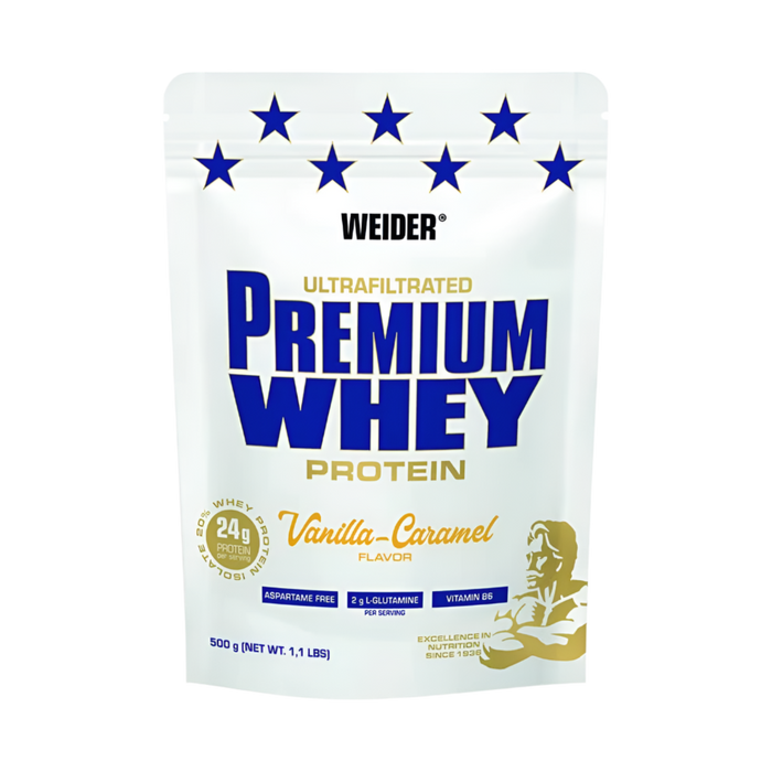Weider Premium Whey, Vanilla-Caramel 500g